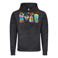 Vintage Black rainbow coffee cups Vintage Hoodie - texasbilliewilder