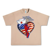 Burro patriotic nurse love Urban Heavy Tee - BarkalooDesign
