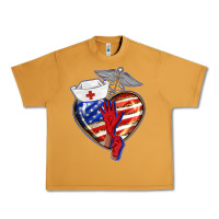 Peanut Butter patriotic nurse love Urban Heavy Tee - BarkalooDesign