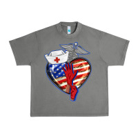 Tornado patriotic nurse love Urban Heavy Tee - BarkalooDesign