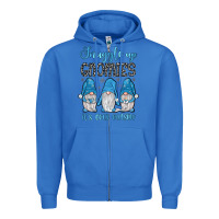 True Royal snuggle up gnomies it's cold outside Zipper Hoodie - JahusDesignShop