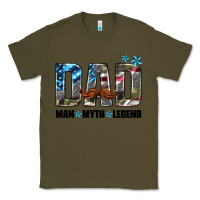Army Green dad man myth legend Classic Tee - HRA Design Shop