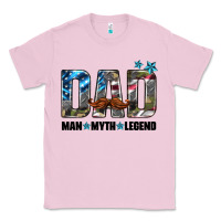 Bubblegum Pink dad man myth legend Classic Tee - HRA Design Shop