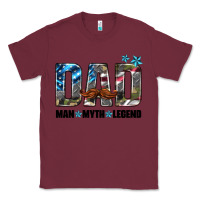 Burgundy dad man myth legend Classic Tee - HRA Design Shop