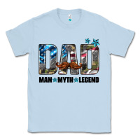 Dusty Blue dad man myth legend Classic Tee - HRA Design Shop