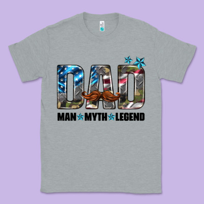 Dad Man Myth Legend Classic Tee Designed By Hra Design Shop