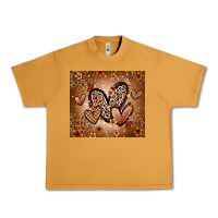 Peanut Butter melanin hearts Urban Heavy Tee - Zillion Design Studio