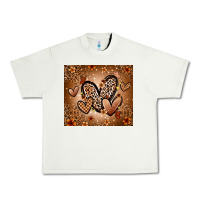 Pistachio melanin hearts Urban Heavy Tee - Zillion Design Studio