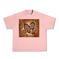 Salmon melanin hearts Urban Heavy Tee - Zillion Design Studio