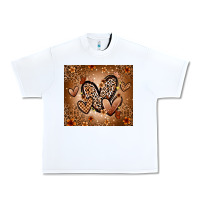White melanin hearts Urban Heavy Tee - Zillion Design Studio