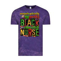 Cloud Purple unapologetically pretty black and educated nurse Vintage Tee - Zillion Design Studio