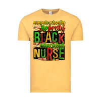 Vintage Mustard unapologetically pretty black and educated nurse Vintage Tee - Zillion Design Studio