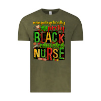 Vintage Olive unapologetically pretty black and educated nurse Vintage Tee - Zillion Design Studio