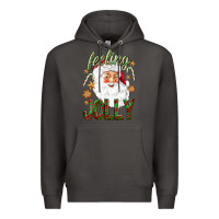 Smoke Feeling Jolly with Santa Premium Hoodie - NancyCooperArtShop
