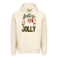 Tofu Feeling Jolly with Santa Premium Hoodie - NancyCooperArtShop