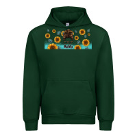 Forest Green western mama messy bun Urban Hoodie - Jasminsmagicworld