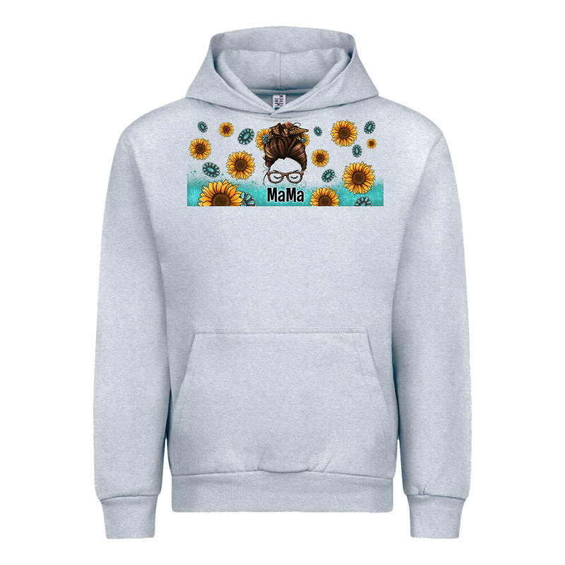 Western Mama Messy Bun Urban Hoodie by Jasminsmagicworld | Teevron