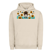 Pigment French Oak western mama messy bun Urban Hoodie - Jasminsmagicworld