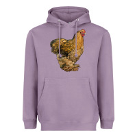 Lavender Cochin Chicken Heavyweight Hoodie - LillyAllenDesigns
