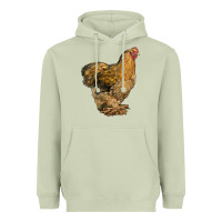 Matcha Cochin Chicken Heavyweight Hoodie - LillyAllenDesigns
