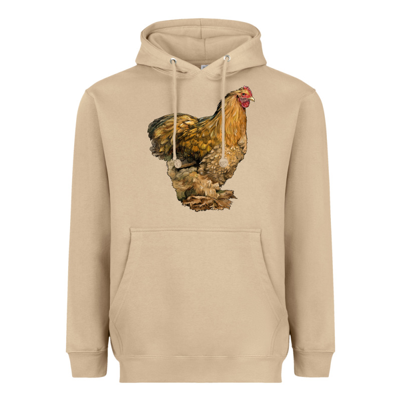 Cochin Chicken Heavyweight Hoodie by LillyAllenDesigns | Teevron