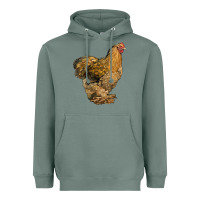 Sage Cochin Chicken Heavyweight Hoodie - LillyAllenDesigns