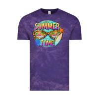 Cloud Purple summer time sunset glasses Vintage Tee - BarkalooDesign