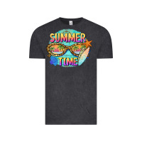 Vintage Black summer time sunset glasses Vintage Tee - BarkalooDesign