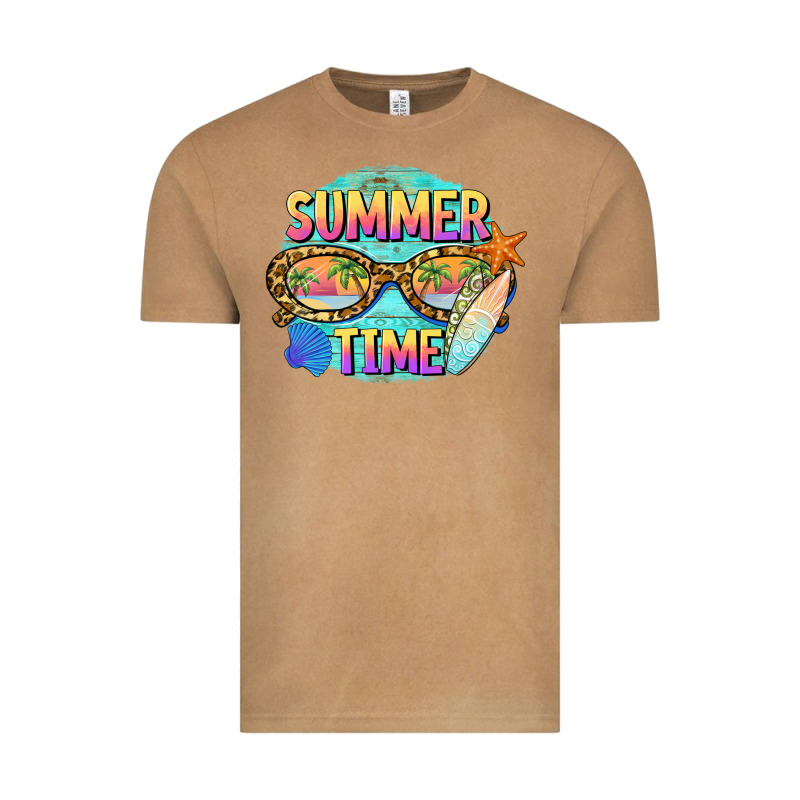 Summer Time Sunset Glasses Vintage Tee by BarkalooDesign | Teevron