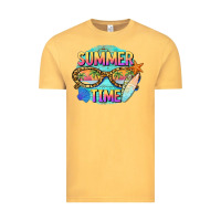 Vintage Mustard summer time sunset glasses Vintage Tee - BarkalooDesign