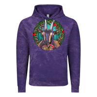 Cloud Purple Dark Goat Christmas Vintage Hoodie - RanaPortraitStore