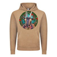 Vintage Coffee Dark Goat Christmas Vintage Hoodie - RanaPortraitStore