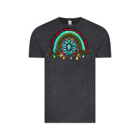 Vintage Black gemstone christmas rainbow Vintage Tee - RanaPortraitStore