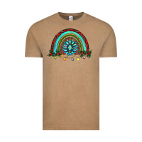 Vintage Coffee gemstone christmas rainbow Vintage Tee - RanaPortraitStore