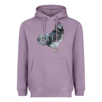 Lavender Ameraucana Rooster Heavyweight Hoodie - LillyAllenDesigns