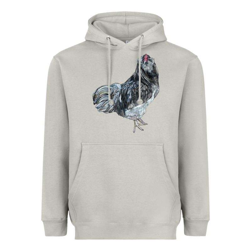 Ameraucana Rooster Heavyweight Hoodie by LillyAllenDesigns | Teevron