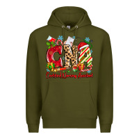 Army Green CNA Certified Nursing Assistant Christmas Premium Hoodie - MaliasSmallBusiness
