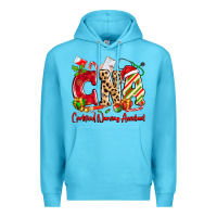 Ocean Blue CNA Certified Nursing Assistant Christmas Premium Hoodie - MaliasSmallBusiness