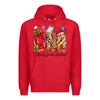 Red CNA Certified Nursing Assistant Christmas Premium Hoodie - MaliasSmallBusiness