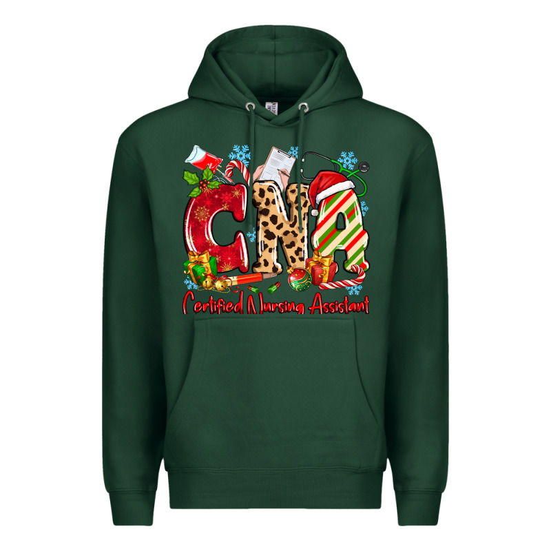 Cna Certified Nursing Assistant Christmas Premium Hoodie by MaliasSmallBusiness | Teevron