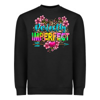 Black perfectly imperfect Heavyweight Sweatshirt - texasbilliewilder