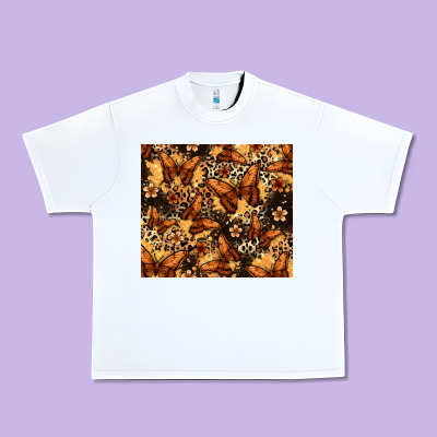 Melanin Butterfly Urban Heavy Tee Designed By Zillion Design Studio