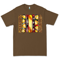 Cacao softball serape leopard cowhide glitter brushstrokes Premium Tee - Artiststas