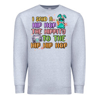 Heather Grey i said a hip hop Premium Sweatshirt - MaliasSmallBusiness