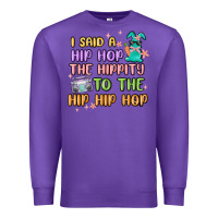Purple i said a hip hop Premium Sweatshirt - MaliasSmallBusiness
