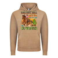 Vintage Coffee raising hell with the hippies and the cowboys Vintage Hoodie - texasbilliewilder