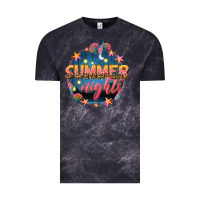Cloud Black summer nights Vintage Tee - texasbilliewilder