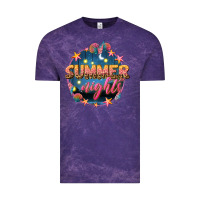 Cloud Purple summer nights Vintage Tee - texasbilliewilder