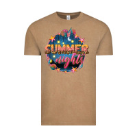 Vintage Coffee summer nights Vintage Tee - texasbilliewilder