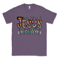 Lavender only talking jesus today Classic Tee - CowhideDigitalArt